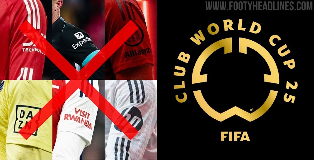  FIFA不允許世俱杯球隊有袖標(biāo)贊助，需貼上世俱杯徽標(biāo)