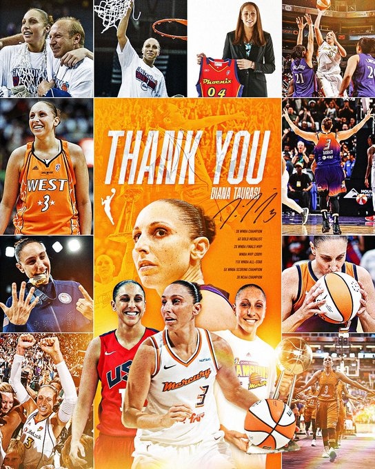  傳奇落幕！WNBA巨星陶樂西宣布退役 結(jié)束20年職業(yè)生涯