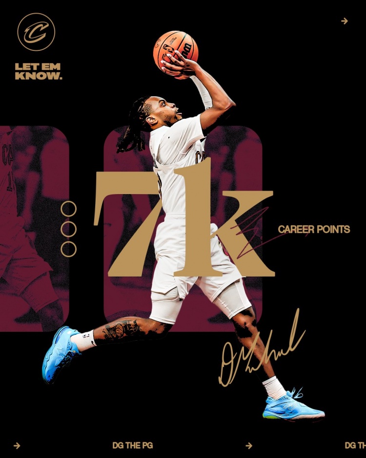  未來可期！加蘭騎士生涯得分達到7000分 隊史第11位！
